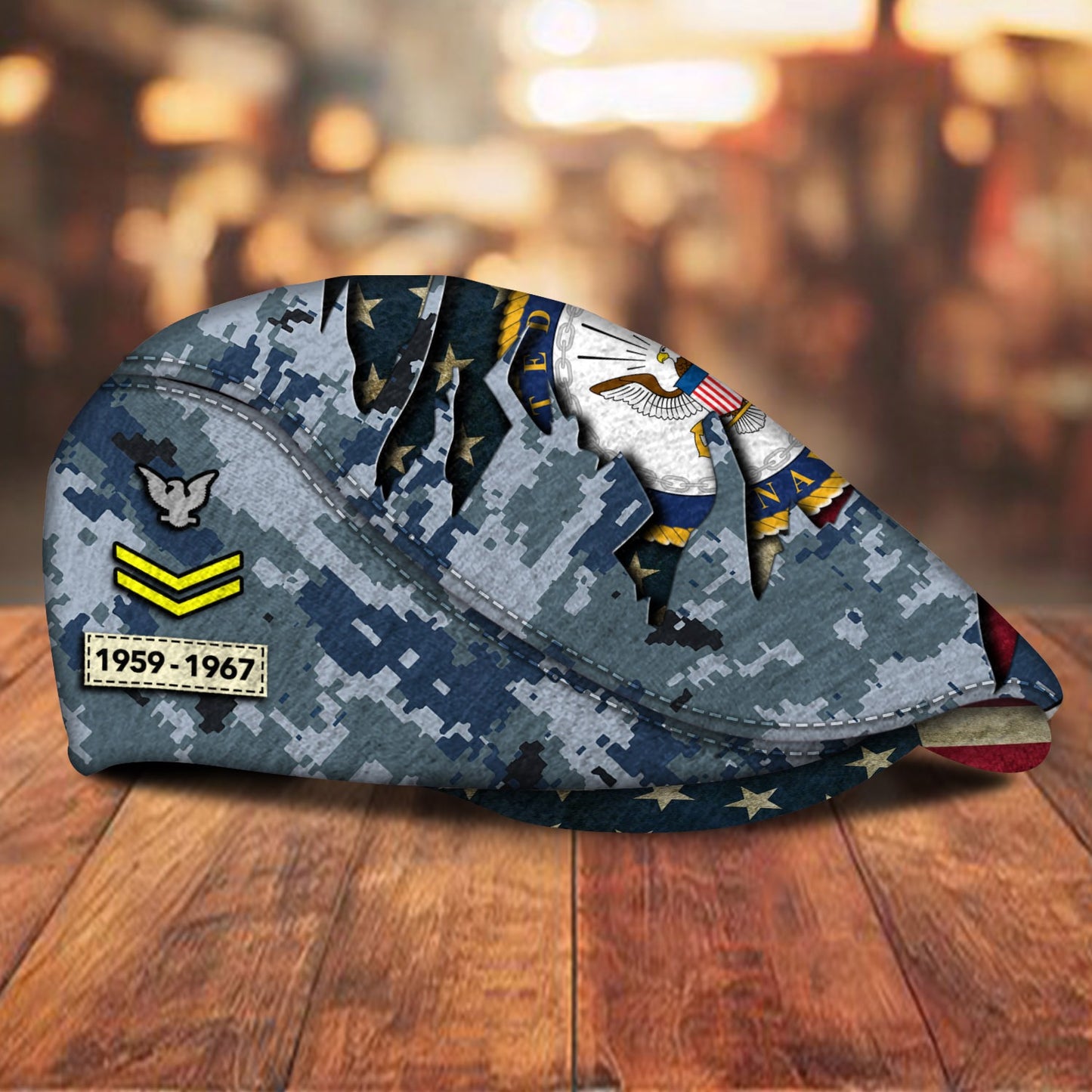 Custom U.S. Army Jeff Cap – Served With Pride