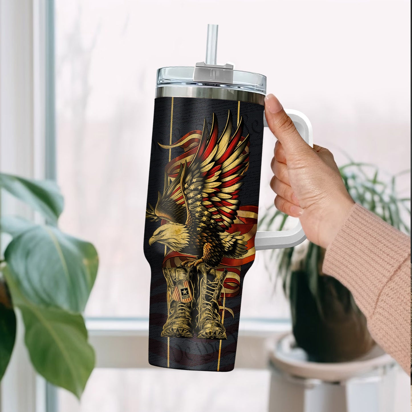 US Army, O 6 Army Colonel – Stainless Steel Tumbler 40oz