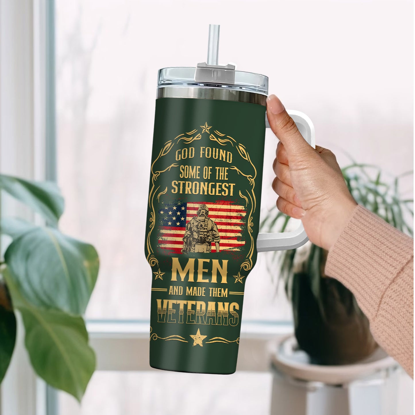 US Army - Tumbler 40oz - Freedom Over Fear