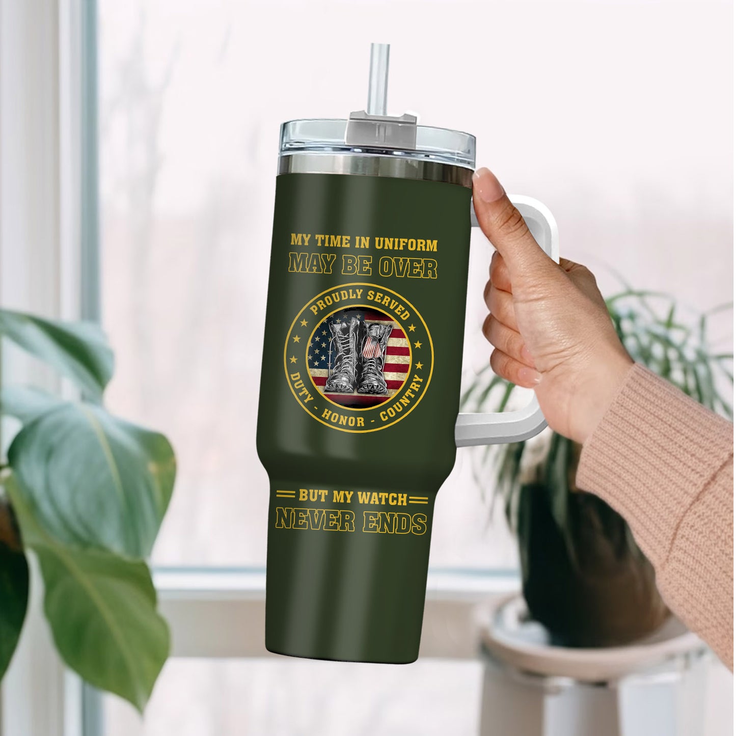 US Army, W 4 Army Chief Warrant Officer 4 – Stainless Steel Tumbler 40oz
