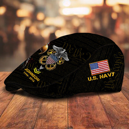 Custom U.S. Navy Jeff Cap – Semper Paratus