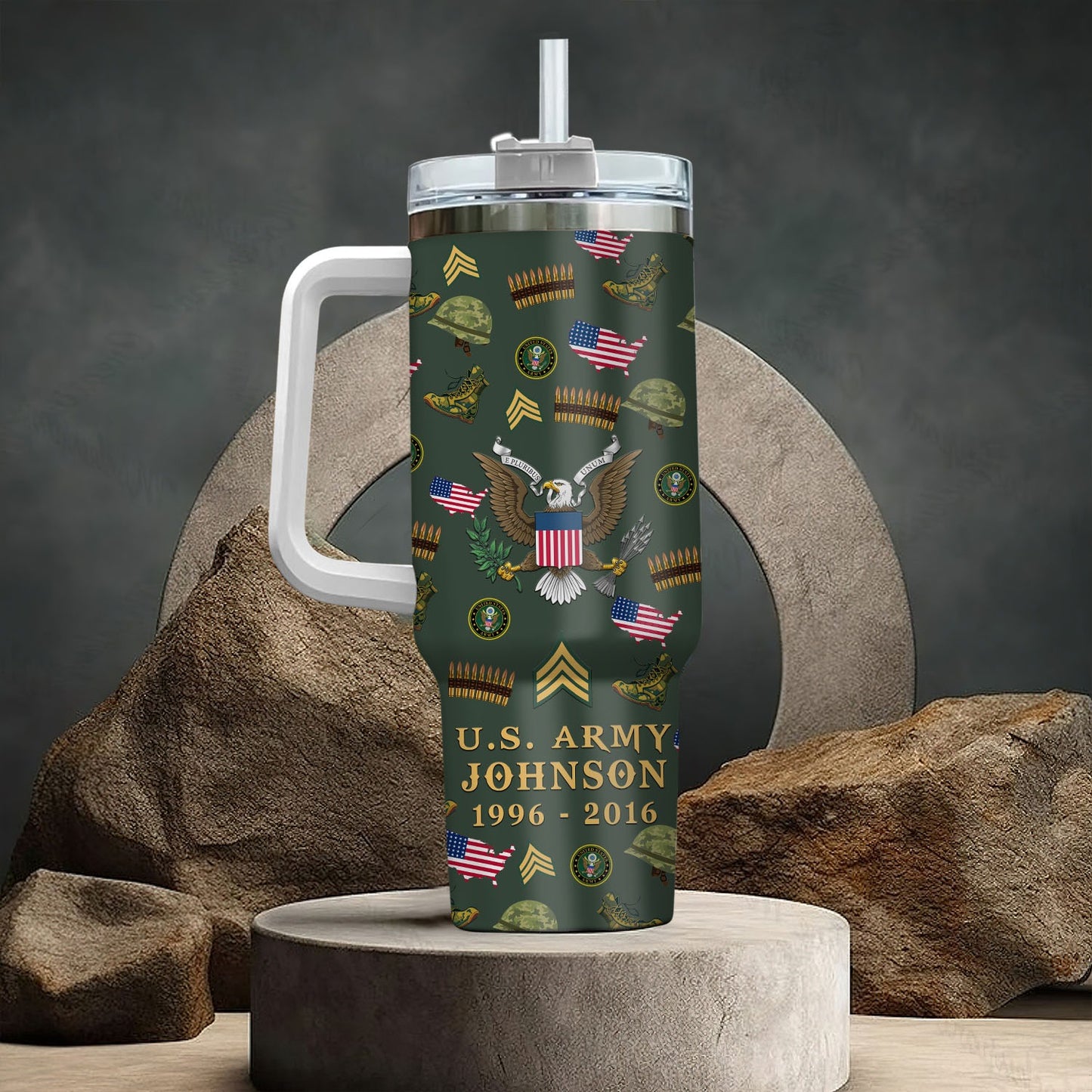 US Army – Tumbler 40oz - Once A Soldier, Always A Soldier