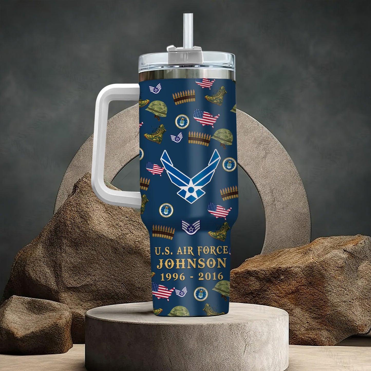 US  Air Force – Tumbler 40oz - Once A Soldier, Always A Soldier