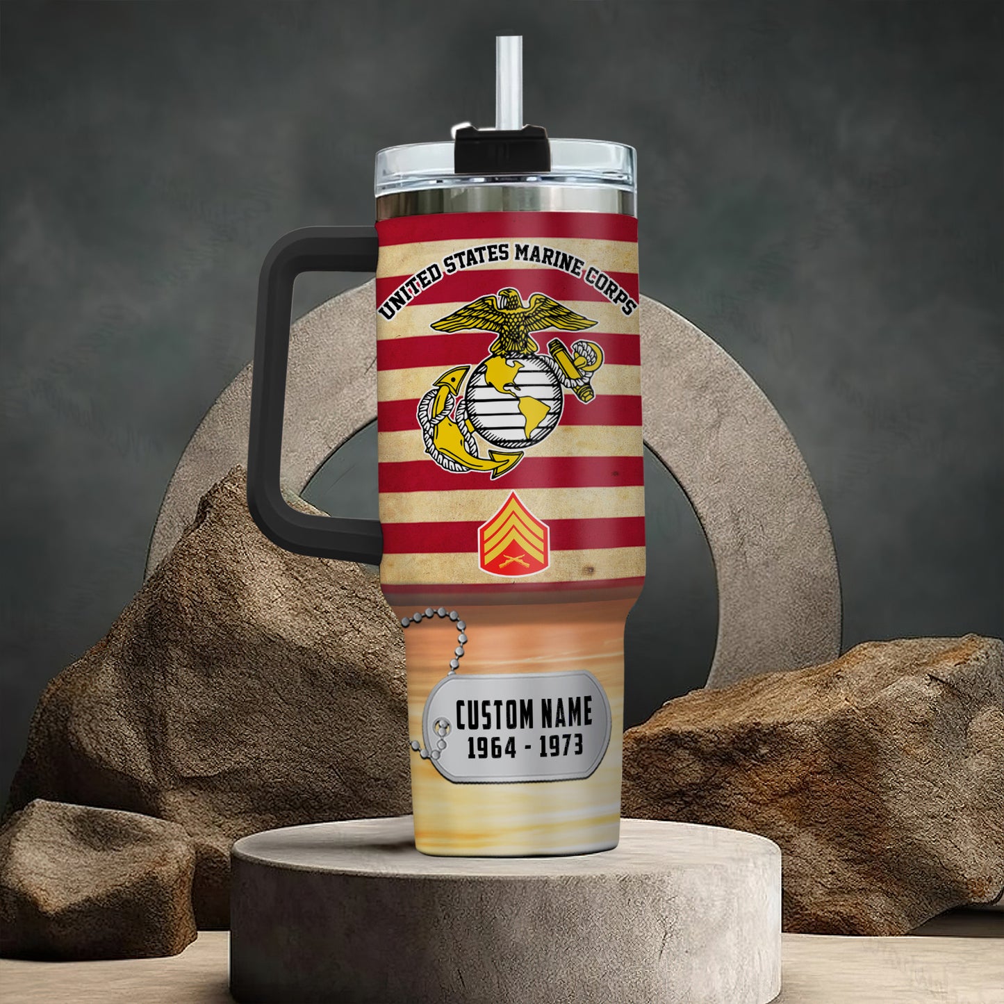 US Marine Corps – Tumbler 40oz - Home Of The Free