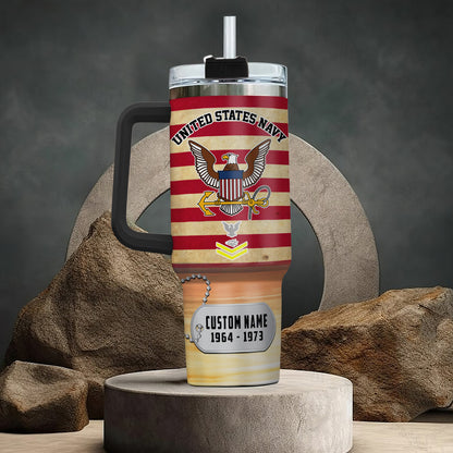 US Navy – Tumbler 40oz - Home Of The Free