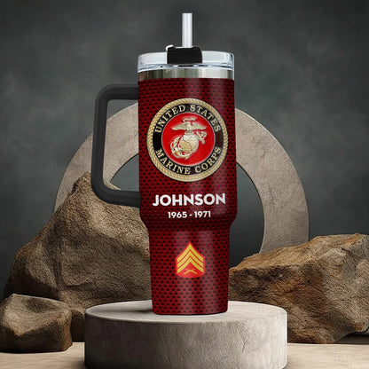 US Marine Corps – Tumbler 40oz - Honor Our Heroes