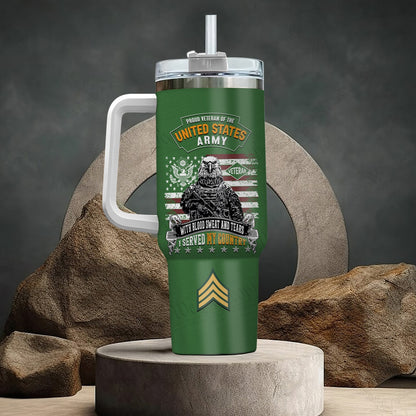 US Army – Tumbler 40oz - Duty, Honor, Country
