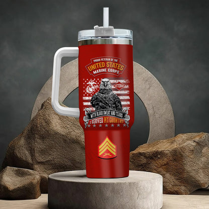 US Marine Corps – Tumbler 40oz - Duty, Honor, Country
