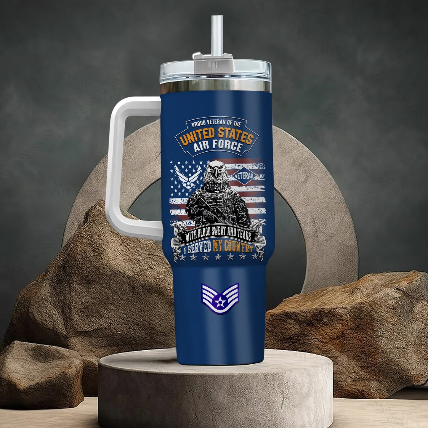 US  Air Force – Tumbler 40oz - Duty, Honor, Country