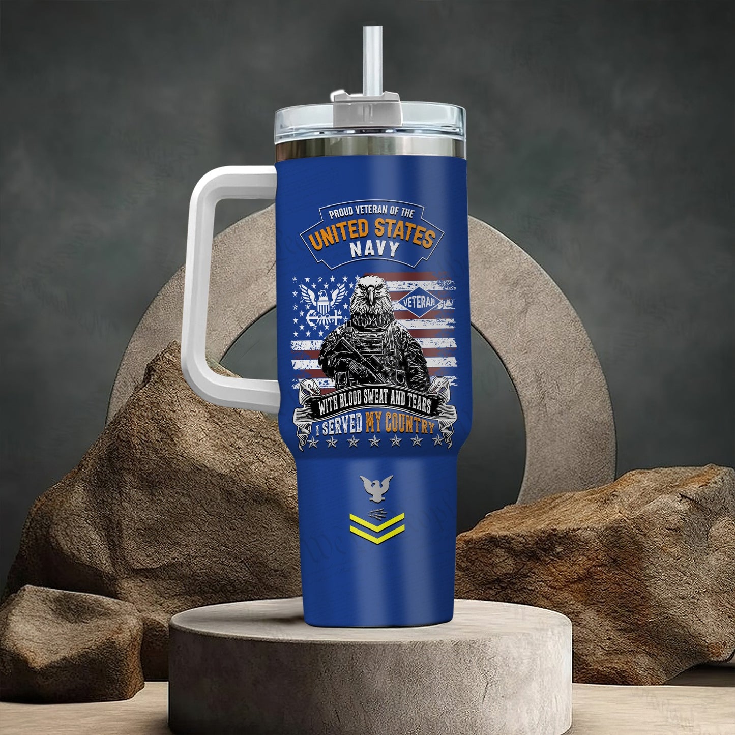 US Navy – Tumbler 40oz - Duty, Honor, Country