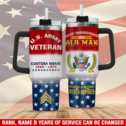 US Army – Tumbler 40oz - Whose Oath of Enlistment Never Expires