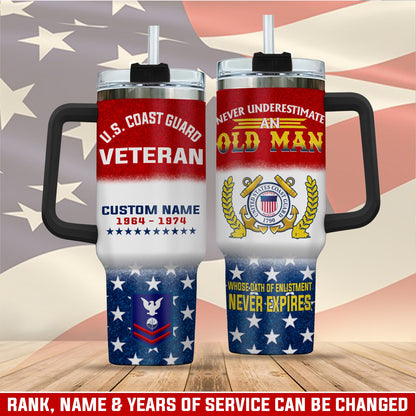 US Coast Guard – Tumbler 40oz - Whose Oath of Enlistment Never Expires