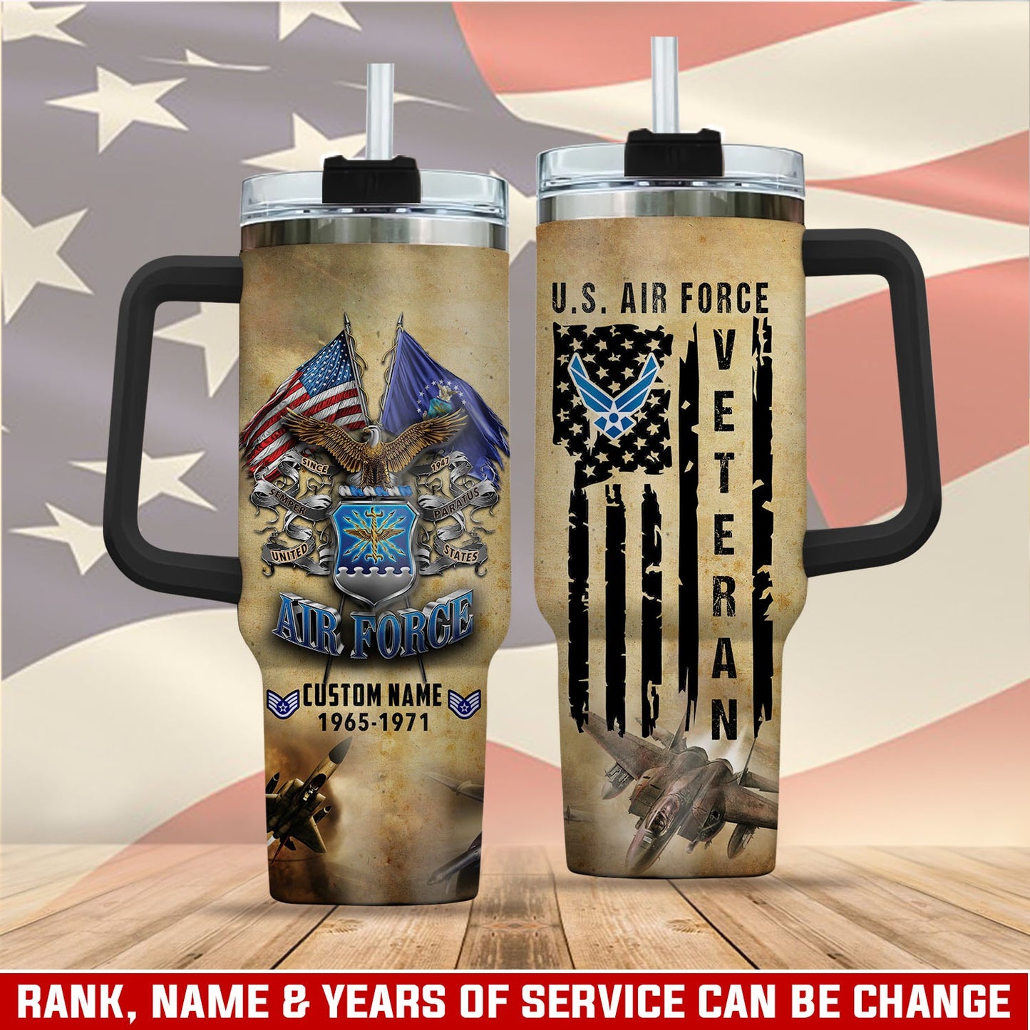 US Air Force – Tumbler 40oz - Stainless Steel