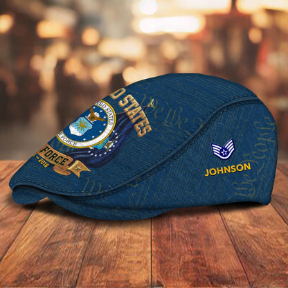Custom U.S. Air Force Jeff Cap – Duty, Honor, Country