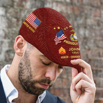 Custom U.S. Marine Corps Jeff Cap – Thank a Veteran