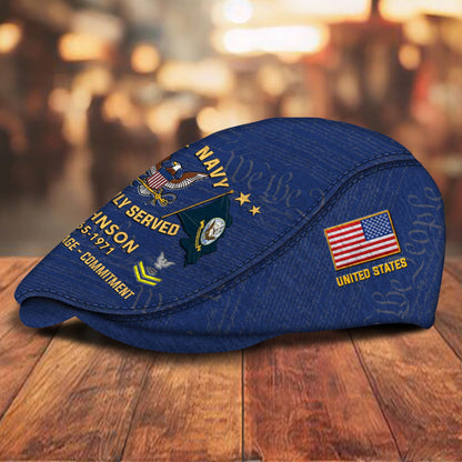 Custom U.S. Navy Jeff Cap – Thank a Veteran