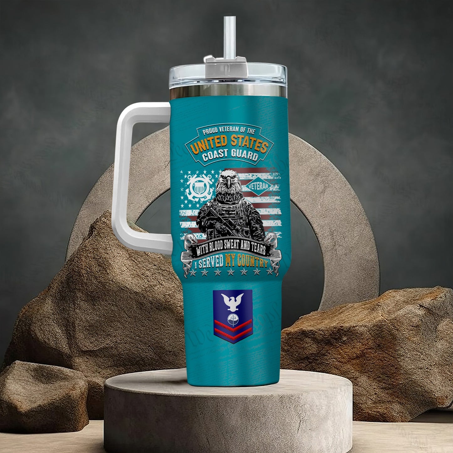 US Coast Guard – Tumbler 40oz - Duty, Honor, Country