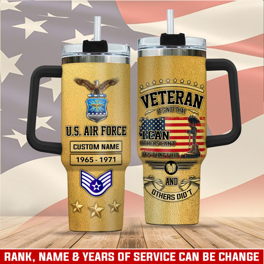 US Air Force , E 8 Air Force First Sergeant – Stainless Steel Tumbler 40oz