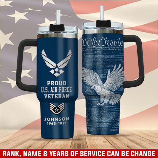 US Air Force , E 3 Air Force Airman First Class – Stainless Steel Tumbler 40oz