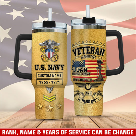 US Navy, E 2 Blue – Stainless Steel Tumbler 40oz