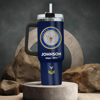 US Navy, Once A Sailor, Always A Sailor – Stainless Steel Tumbler 40oz
