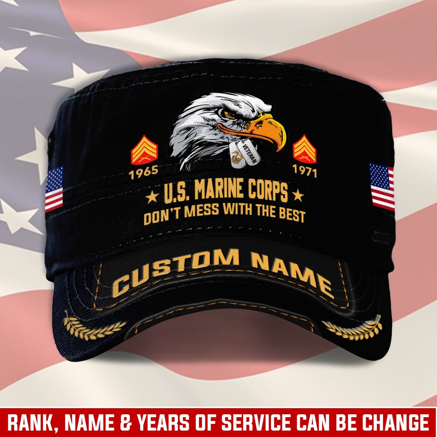 US Marine Corps – Military Cap -  Always Remember, Never Forget