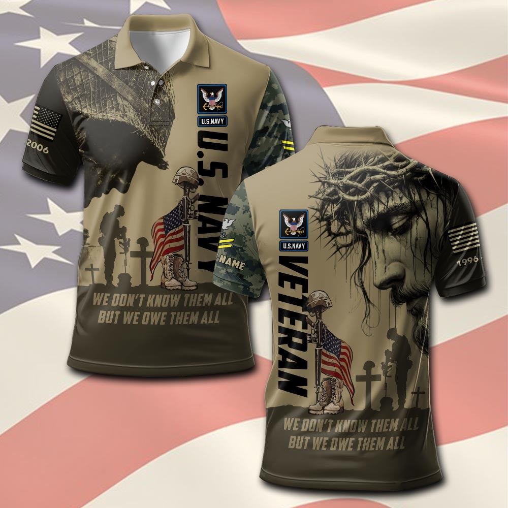 U.S Navy – T-shirt – WE DON'T KNOW THEM ALL BUT WE OWE THEM ALL