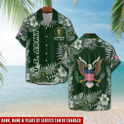 US Army – Hawaiian Shirt – Tropical Service Pride