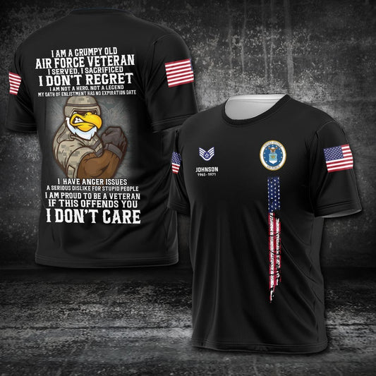 U.S Air Force – T-shirt – PROUD TO BE A VETERAN