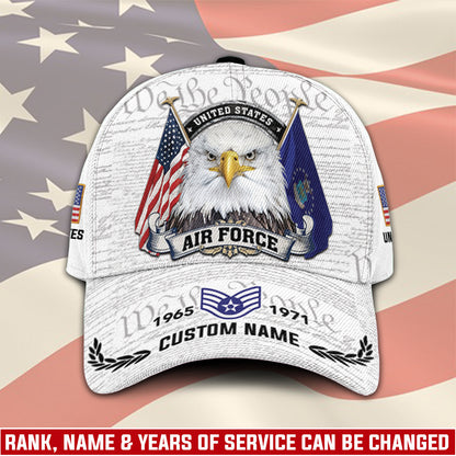 US Air Force – Classic Cap – We The People White
