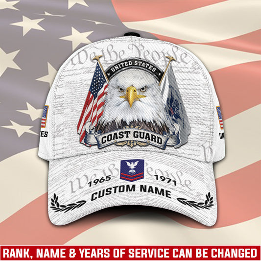 US Coast Guard – Classic Cap – We The People White