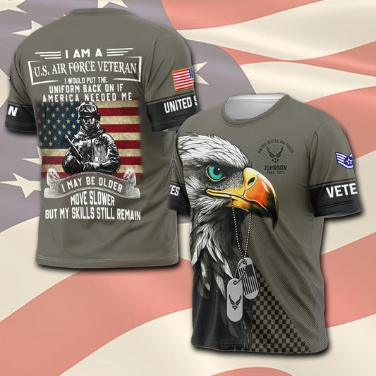 U.S Air Force – T-shirt – I WOULD PUT THE UNIFORM BACK ON IF AMERICA NEEDED ME