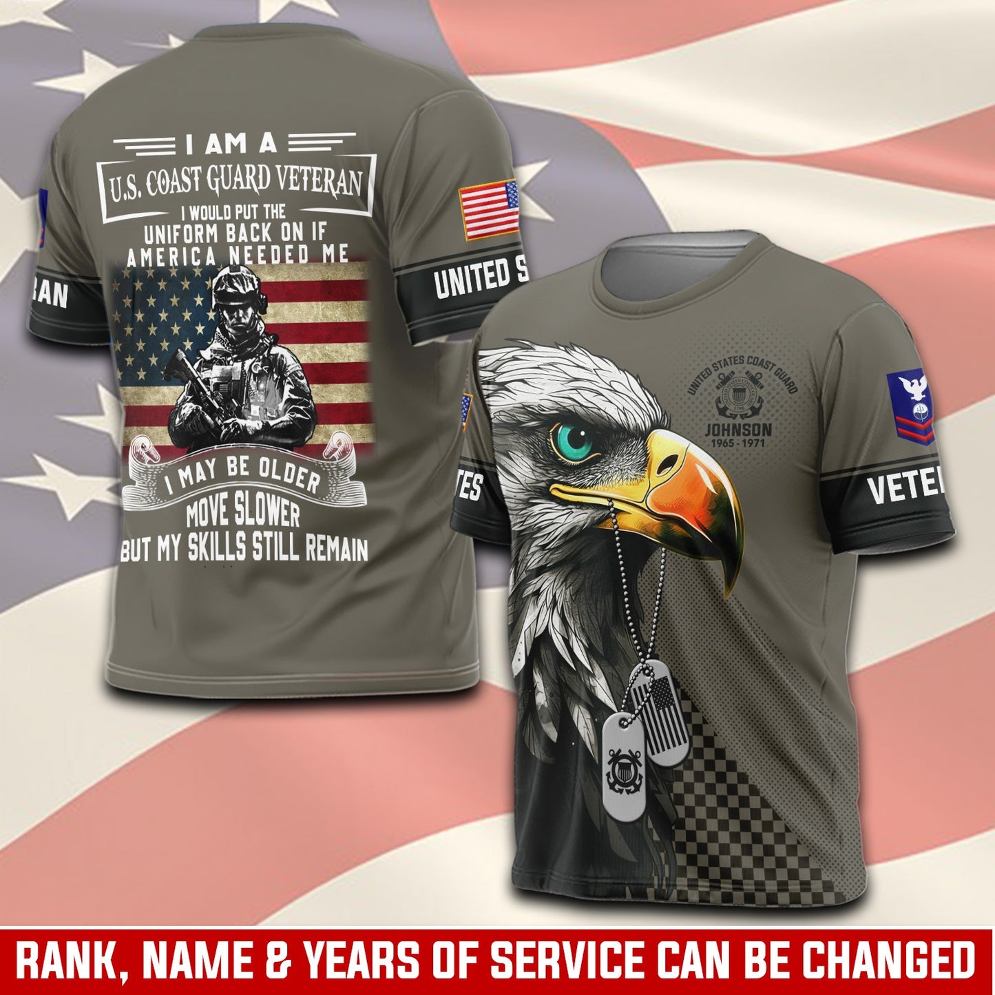 U.S Coast Guard – T-shirt – I WOULD PUT THE UNIFORM BACK ON IF AMERICA NEEDED ME