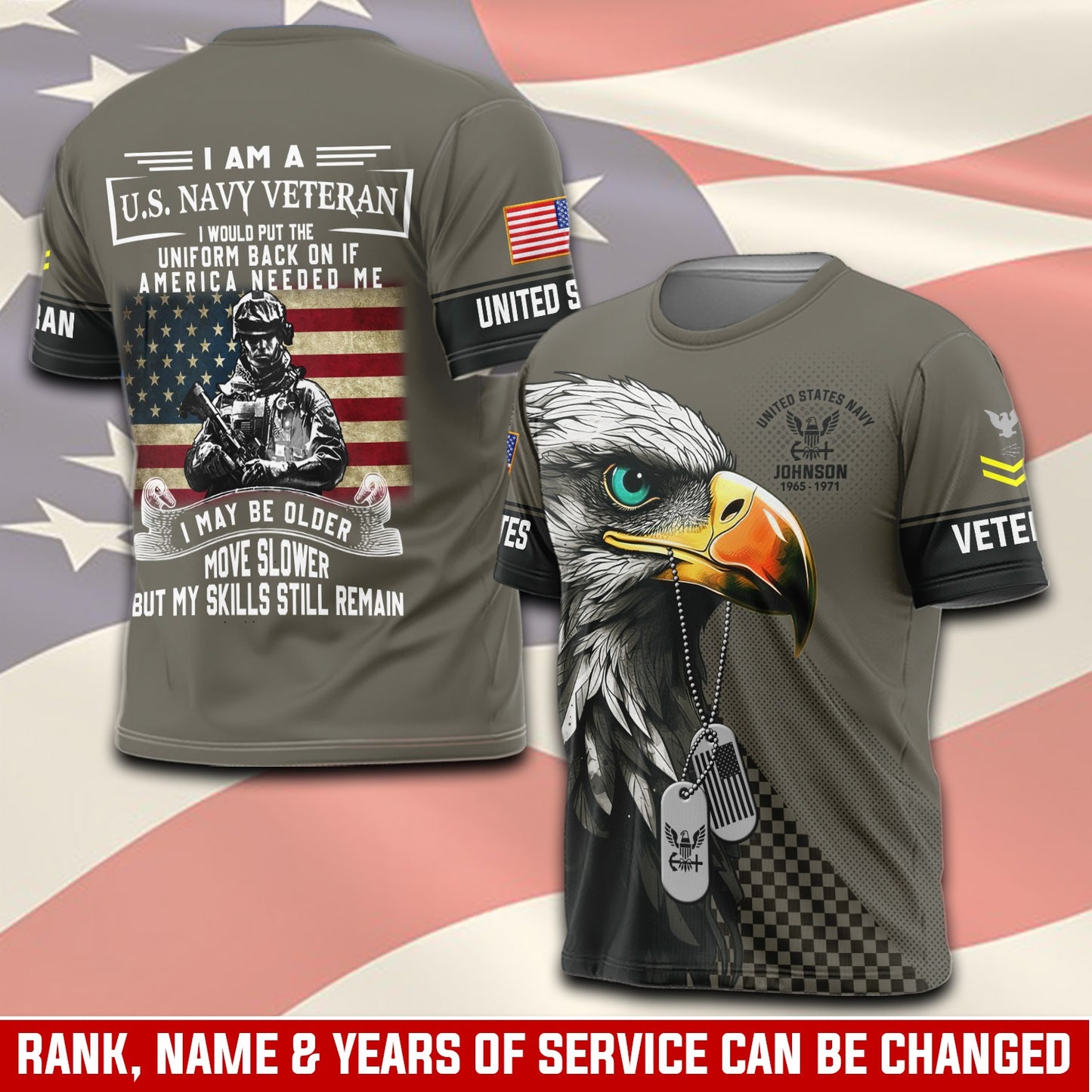 U.S Navy – T-shirt – I WOULD PUT THE UNIFORM BACK ON IF AMERICA NEEDED ME