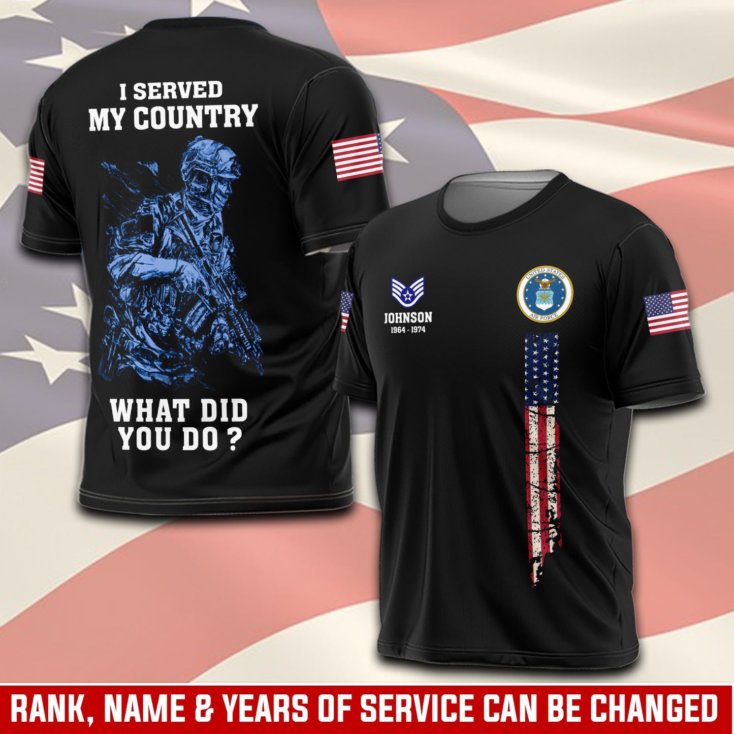 U.S Air Force – T-shirt – WHAT DID YOU DO ?