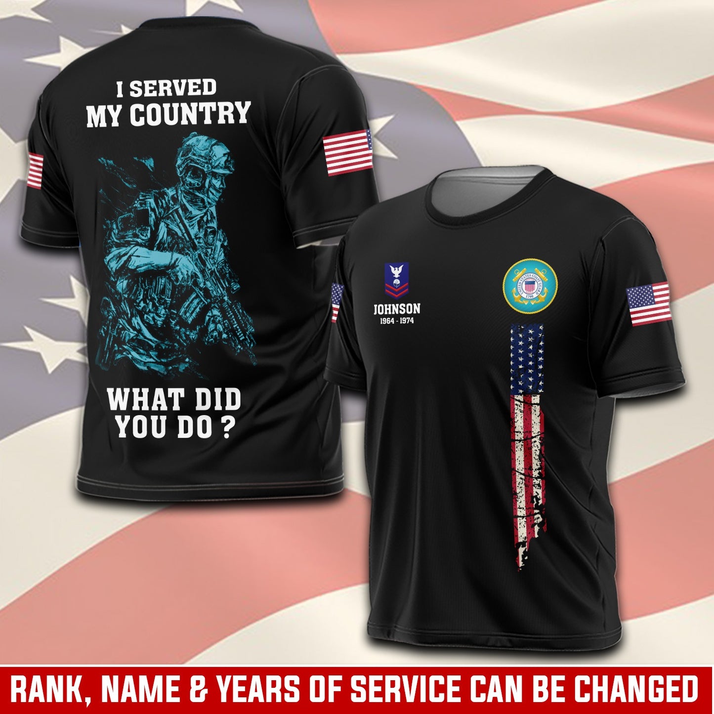 U.S Coast Guard – T-shirt – WHAT DID YOU DO ?
