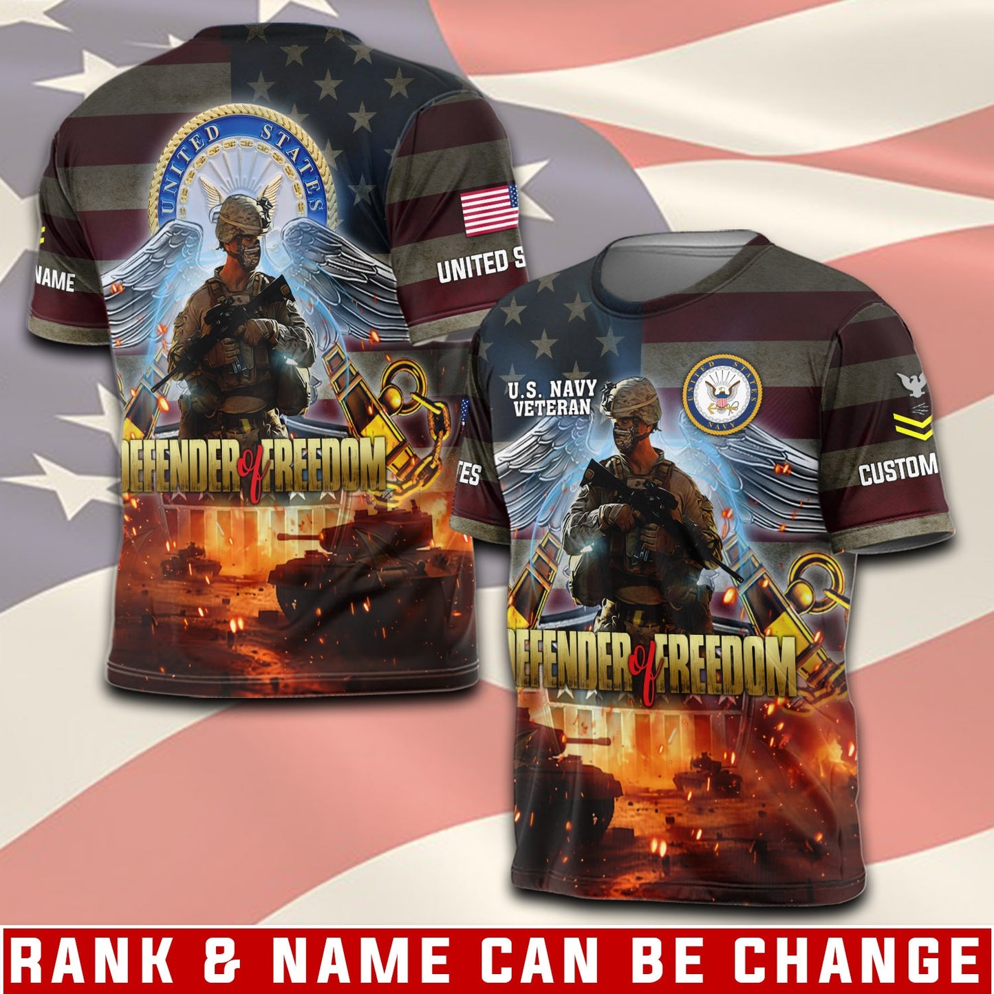 U.S Navy – T-shirt – Cinematic Battle Emblem