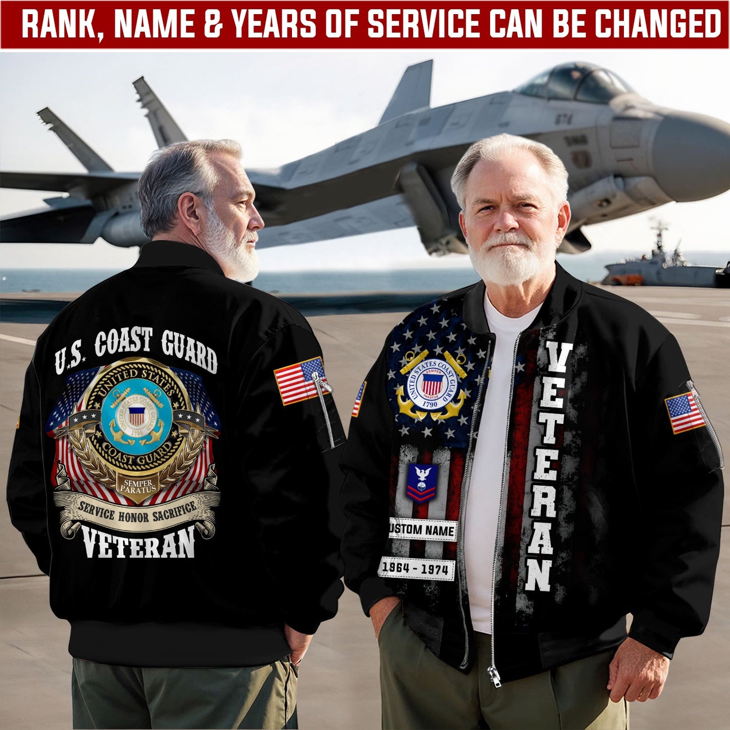 U.S Coast Guard – T-shirt – SACRIFICE HONOR SERVICE