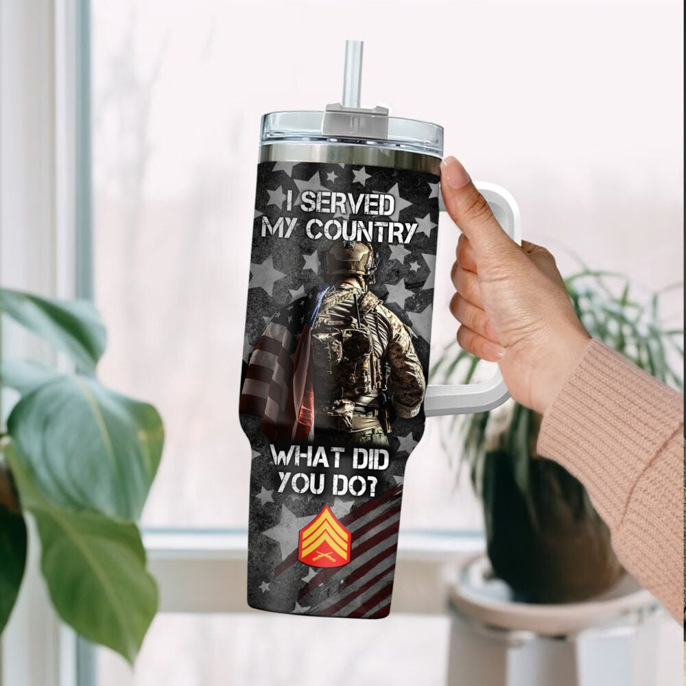 US Marine Corps – Tumbler 40oz - Land Of The Free