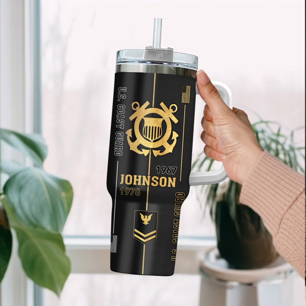 US Coast Guard – Tumbler 40oz - Classic Military Tribute
