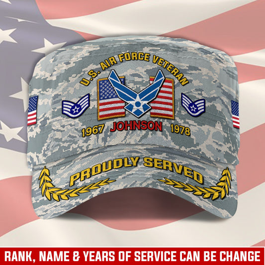 US Air Force – Military Cap - Camo Proudly Served