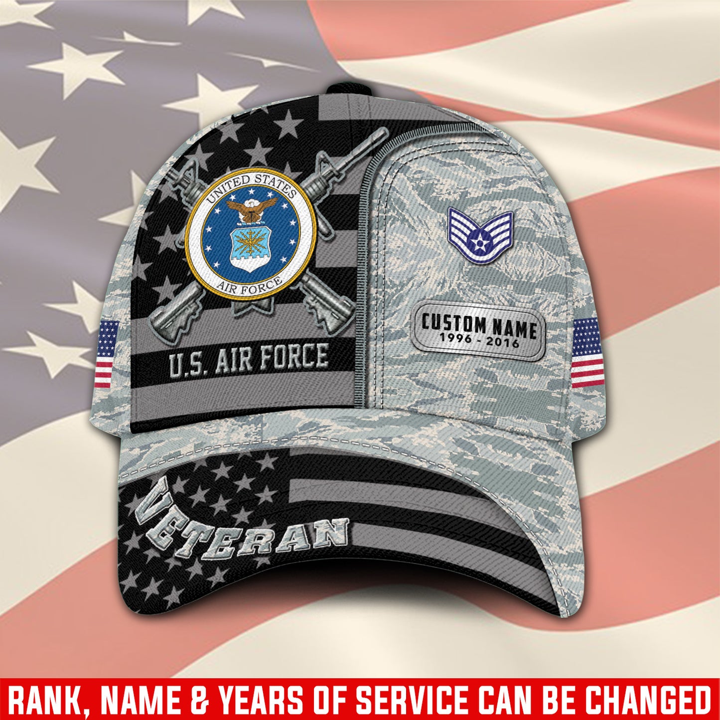 US Air Force – Classic Cap –  Veteran Camo