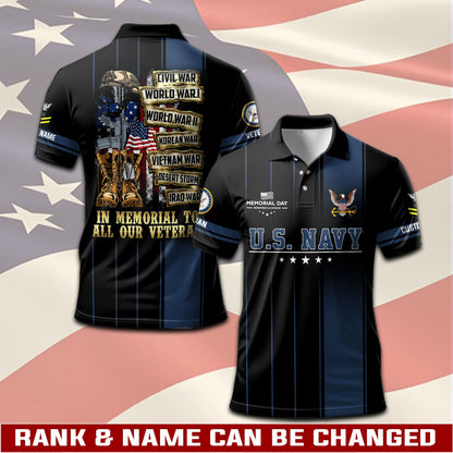 U.S Navy – T-shirt –  Freedom Valor Tribute