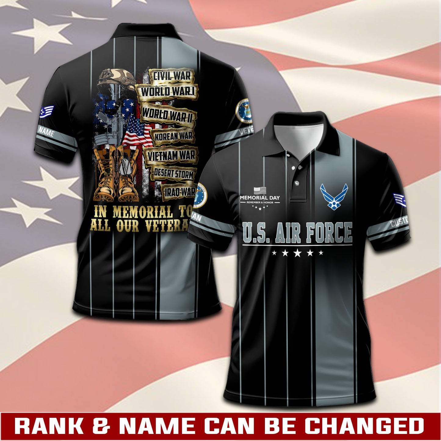 U.S Air Force – T-shirt – Freedom Valor Tribute