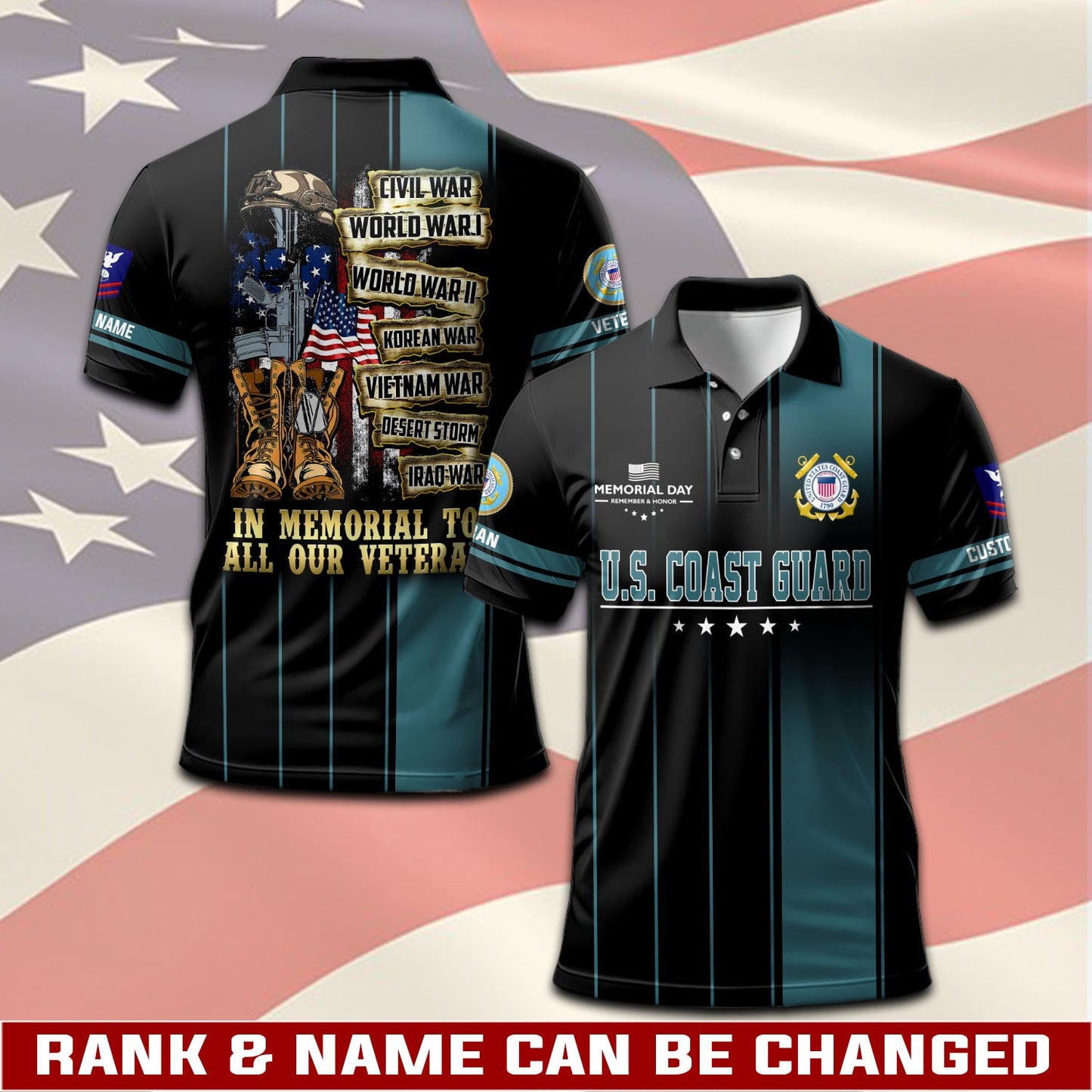 U.S Coast Guard – T-shirt – Freedom Valor Tribute