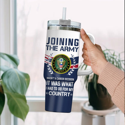 US Army – Tumbler 40oz - Heritage Wave Emblem