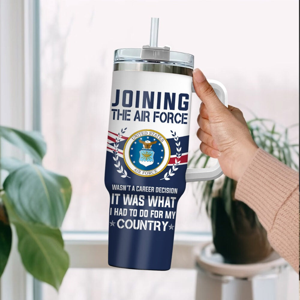 US Air Force – Tumbler 40oz - Heritage Wave Emblem
