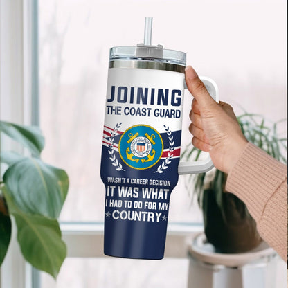 US Coast Guard – Tumbler 40oz - Heritage Wave Emblem