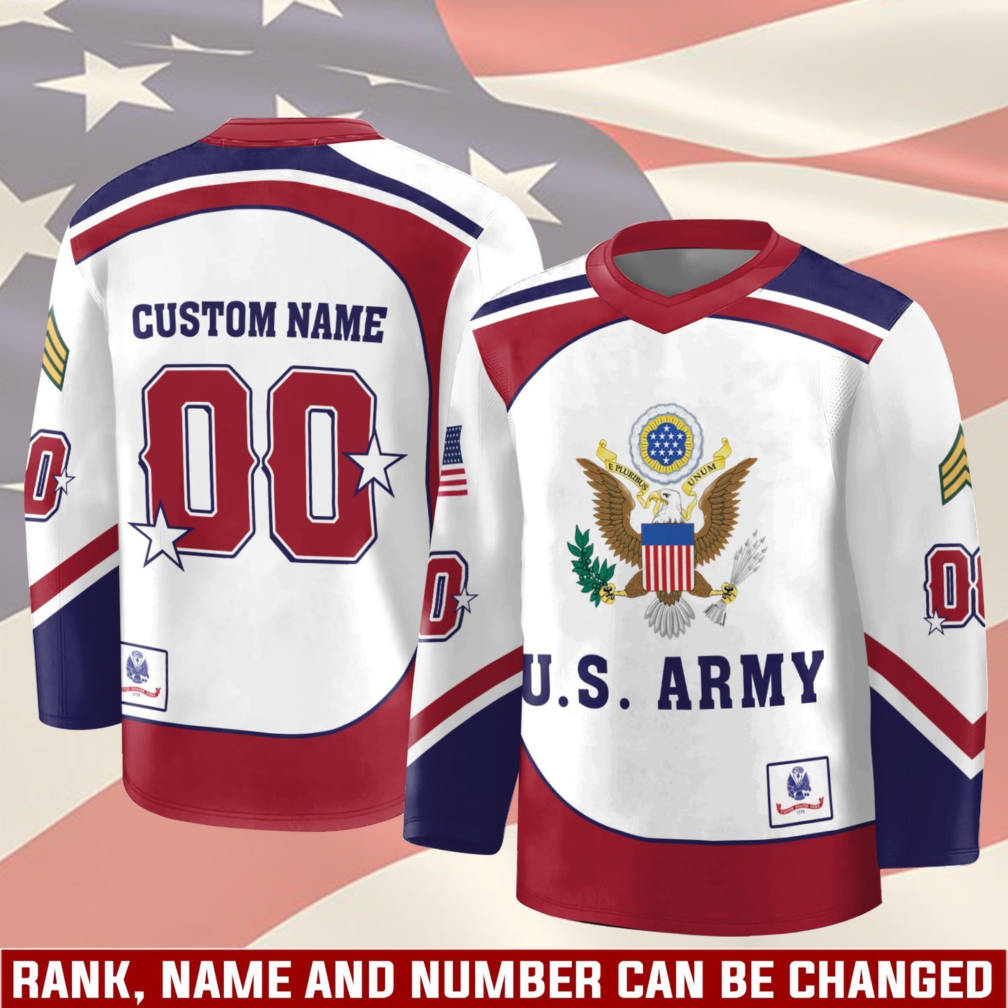 US Army – Hockey Jersey – Patriot Freedom Jersey