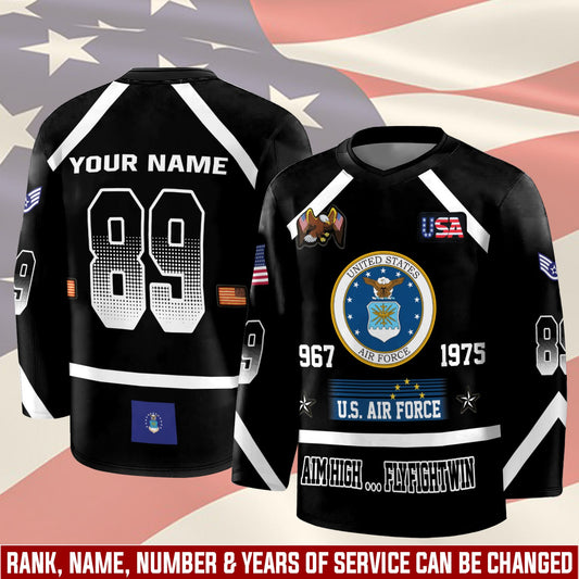 US Air Force – Hockey Jersey – Tactical Number Jersey